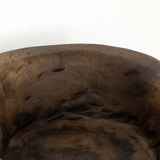 Reclaimed Wood Bowl, Ochre-Accessories-High Fashion Home