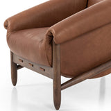 Reggie Leather Chair, Heirloom Sienna-Furniture - Chairs-High Fashion Home