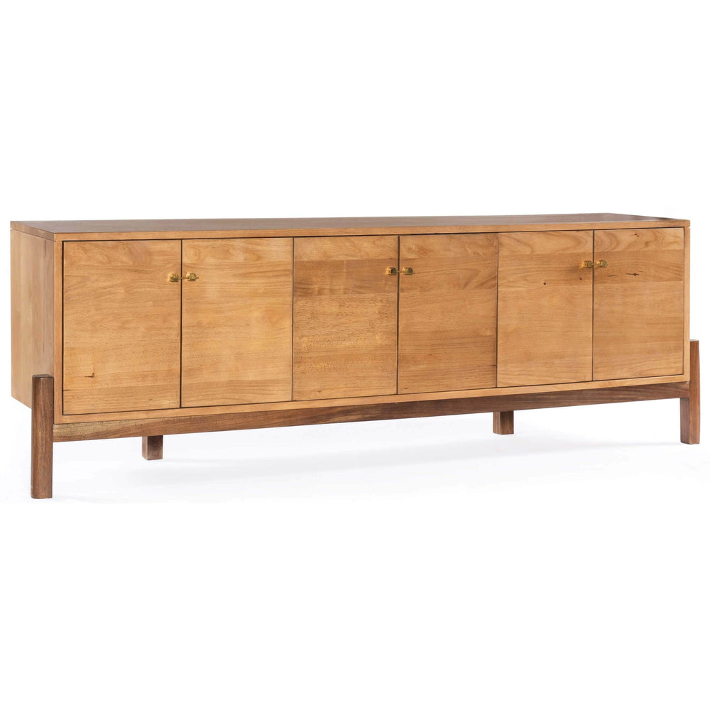 Reza Media Console, Smoked Honey