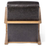 Rhimes Leather Chair, Sonoma Black