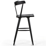 Ripley Bar & Counter Stool, Black Oak