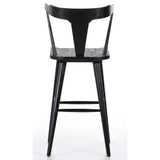 Ripley Bar & Counter Stool, Black Oak