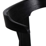 Ripley Bar & Counter Stool, Black Oak