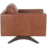 Rogers Leather Chair, Shalimar Tobacco-Furniture - Chairs-High Fashion Home