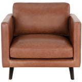 Rogers Leather Chair, Shalimar Tobacco-Furniture - Chairs-High Fashion Home