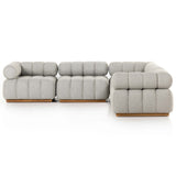 Roma Outdoor Sectional, Faye Ash-Furniture - Sofas-High Fashion Home