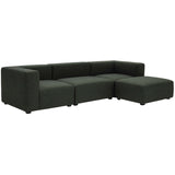 Romy Lounge Modular Sectional, Dark Green