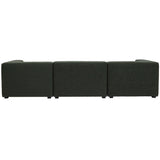 Romy Lounge Modular Sectional, Dark Green