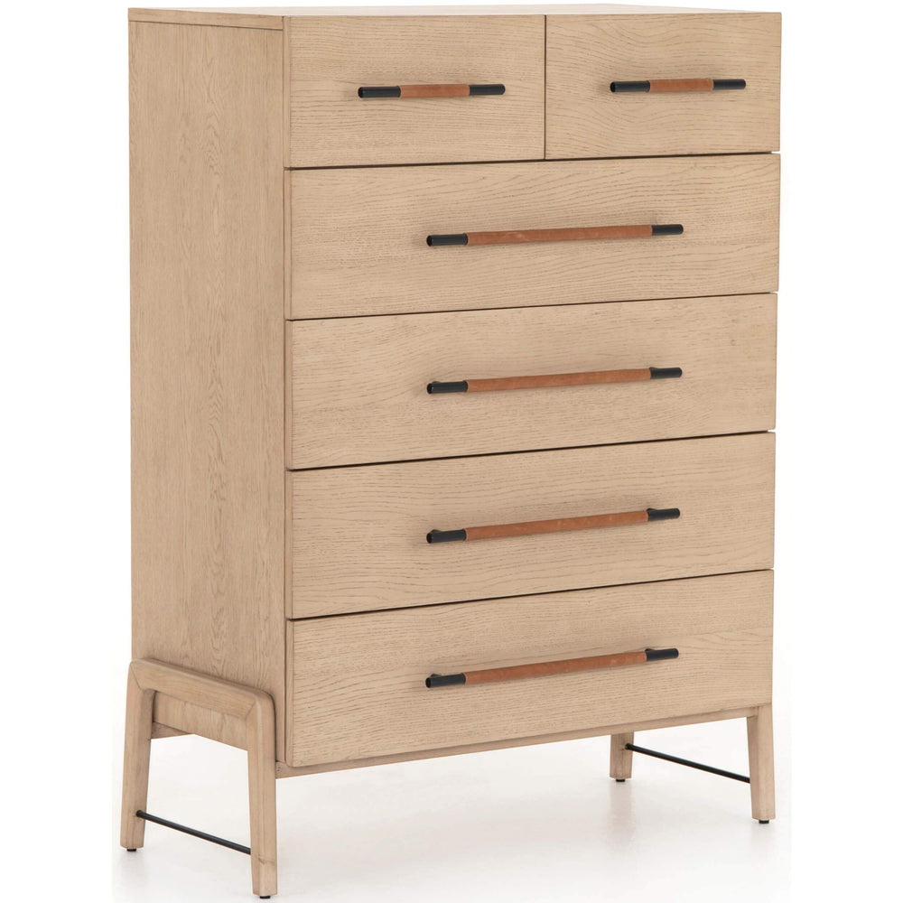 Rosedale 6 Drawer Tall Dresser-Furniture - Storage-High Fashion Home