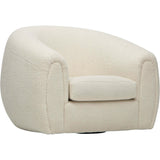 Rouen Swivel Chair, Sheepskin Natural