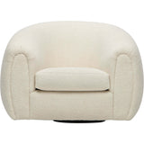 Rouen Swivel Chair, Sheepskin Natural