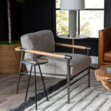 Rowen Chair, Thames Raven - Modern Furniture - Accent Chairs - High Fashion Home