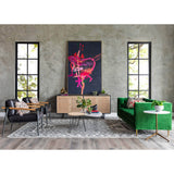 Rowen Leather Chair, Sonoma Black - Modern Furniture - Accent Chairs - High Fashion Home