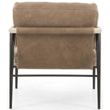 Rowen Leather Chair, Palermo Drift-Furniture - Chairs-High Fashion Home