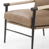 Rowen Leather Chair, Palermo Drift-Furniture - Chairs-High Fashion Home