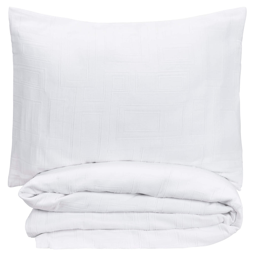 Soho Duvet Set, White