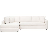 Salvador Sectional, Nomad Snow-Furniture - Sofas-High Fashion Home