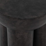 Sante End Table, Raw Black-Furniture - Accent Tables-High Fashion Home