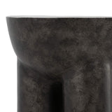 Sante End Table, Raw Black-Furniture - Accent Tables-High Fashion Home