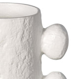 Sanya Small Vase, White-Accessories-High Fashion Home