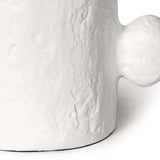 Sanya Small Vase, White-Accessories-High Fashion Home