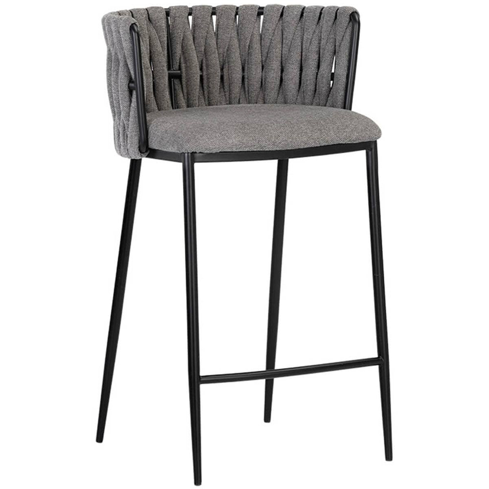 Sarai Counter Stool, Belfast Koala Grey-Furniture - Dining-High Fashion Home