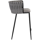 Sarai Counter Stool, Belfast Koala Grey-Furniture - Dining-High Fashion Home