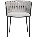 Sarai Dining Chair, Belfast Heather Grey-Furniture - Dining-High Fashion Home