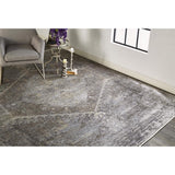 Feizy Rug Sarrant 3963F, Smoke - Rugs1 - High Fashion Home