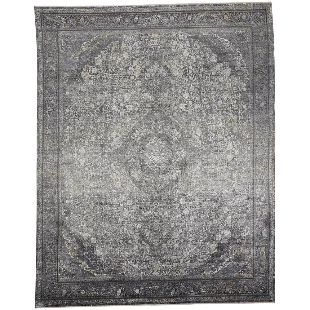 Feizy Rug Sarrant 3967F, Charcoal - Rugs1 - High Fashion Home