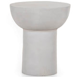 Searcy End Table, Matte White-Furniture - Accent Tables-High Fashion Home