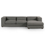 Sena 2 Piece RAF Sectional, Alcala Graphite