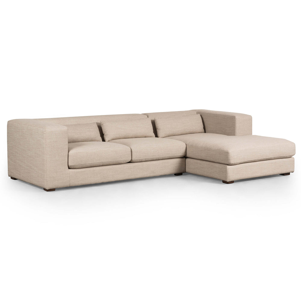 Sena 2 Piece RAF Sectional, Alcala Wheat