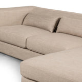 Sena 2 Piece RAF Sectional, Alcala Wheat