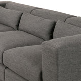 Sena 3 Piece Sectional, Alcala Graphite