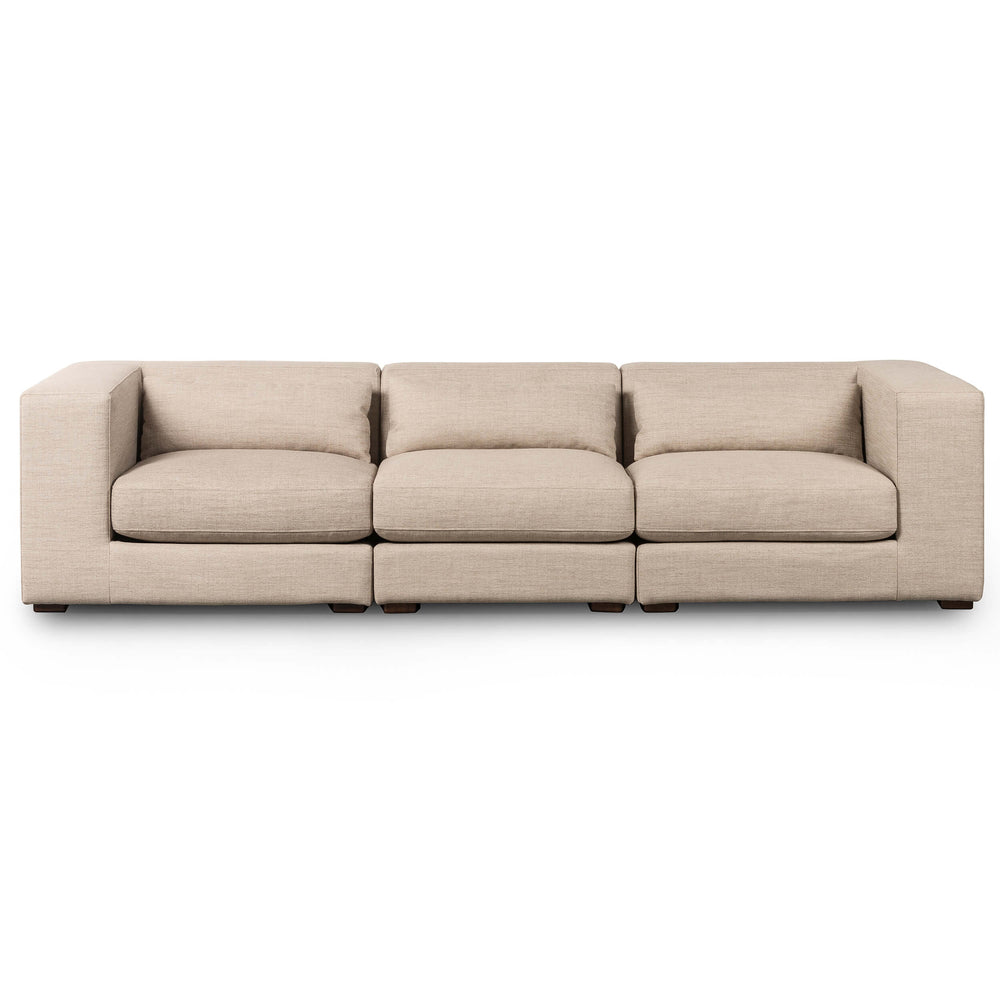 Sena 3 Piece Sectional, Alcala Wheat