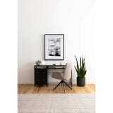 Shadow Box Desk Black-Furniture - Office-High Fashion Home