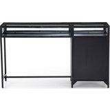 Shadow Box Desk Black-Furniture - Office-High Fashion Home