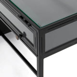 Shadow Box Desk Black-Furniture - Office-High Fashion Home