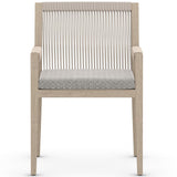 Sherwood Outdoor Arm Chair, Faye Ash/Washed Brown