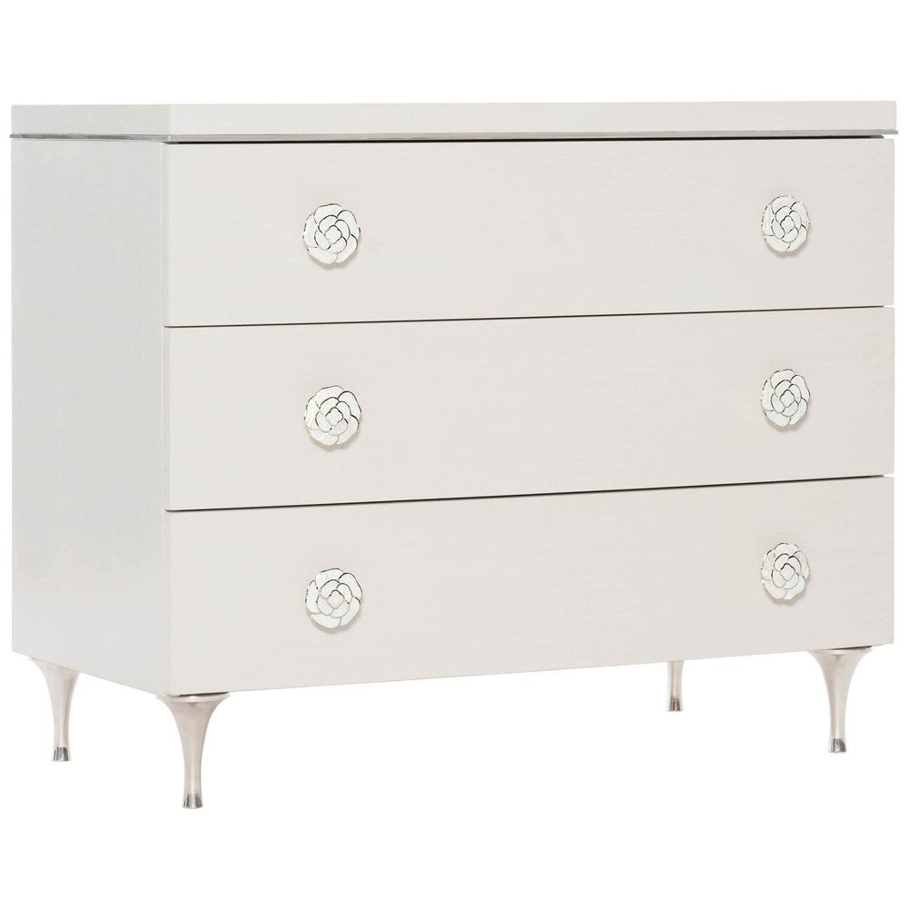 Silhouette 3 Drawer Chest, Eggshell-Furniture - Storage-High Fashion Home