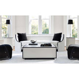 Silhouette Square Cocktail Table-Furniture - Accent Tables-High Fashion Home