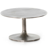 Simone Coffee Table, Antique Nickel-Furniture - Accent Tables-High Fashion Home