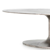 Simone Coffee Table, Antique Nickel-Furniture - Accent Tables-High Fashion Home