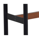 Staten Bench, Black-Furniture - Chairs-High Fashion Home