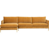 Stella Sectional, Variety Lemon - Modern Furniture - Sectionals - High Fashion Home