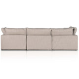 Stevie 3 Piece Sectional w/ Ottoman, Gibson Wheat