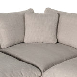 Stevie 3 Piece Sectional w/ Ottoman, Gibson Wheat