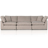 Stevie 3 Piece Sectional, Gibson Wheat