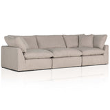 Stevie 3 Piece Sectional, Gibson Wheat